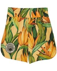 FARM Rio - Floral-Print Elastic-Waist Shorts - Lyst
