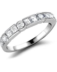 Pragnell - Platinum Antrobus Diamond Half Eternity Ring - Lyst