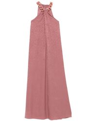 JOSEPH - Parc Maxi-Jurk Met Kettingdetail - Lyst
