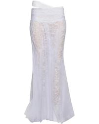 DI PETSA - Ethereal Bloom Lace Maxi Skirt - Lyst