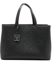 ARMANI EXCHANGE - Shopper Mit Logo-Prägung - Lyst