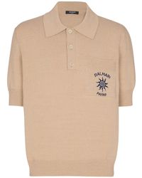 Balmain - Cotton Sun Polo - Lyst