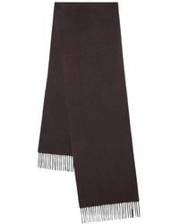 Mulberry - Fringed Cashmere Scarf - Lyst