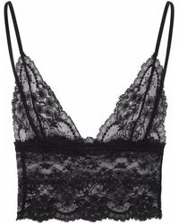 Dolce & Gabbana - Spaghetti-Strap Lace Bralette - Lyst