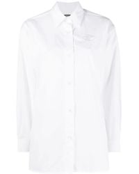 DIESEL - C-Bruce-B Logo-Embroidered Shirt - Lyst
