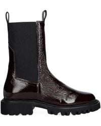 AllSaints - Bottines Hallie En Cuir - Lyst