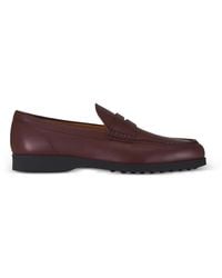 Tod's - Leather Penny Loafers - Lyst