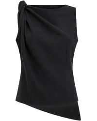 Rohe - Draped Asymmetrical-Hem Top - Lyst