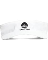 Marine Serre - Sonnenblende Mit Logo-Stickerei - Lyst