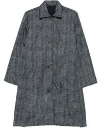 Whyci - Abrigo reversible con motivo de espiga - Lyst