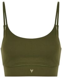 Now You Live - Leamington Logo-Print Sport Bra - Lyst