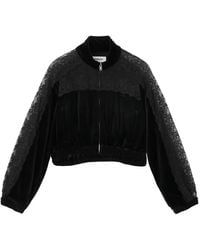 Ambush - Veste Bomber À Empiècements En Dentelle - Lyst