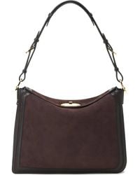 Lanvin - Sac Compagnon Suede Shoulder Bag - Lyst