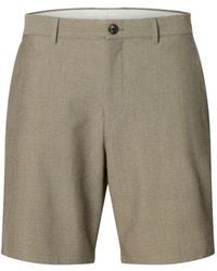 SELECTED - Buttoned Shorts - Lyst