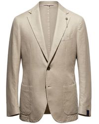 Santaniello - Single-Breasted Notched-Lapels Jacket - Lyst