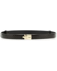 Tom Ford - T Latch Gürtel Mit Python-Effekt - Lyst