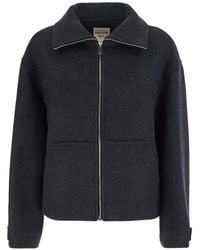Semicouture - Jeanie Zip-Up Felted Jacket - Lyst
