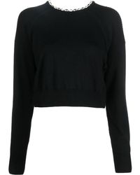 Rabanne - Chain-link Neckline Sweater - Lyst