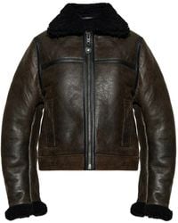Samsøe & Samsøe - Shearling-Collar Jacket - Lyst