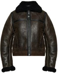 Samsøe & Samsøe - Jacke Mit Shearling-Kragen - Lyst