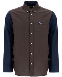 Eden Park - Colourblock Button-Down Shirt - Lyst