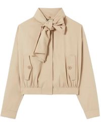 Claudie Pierlot - Self-Tie Short Trench Jacket - Lyst