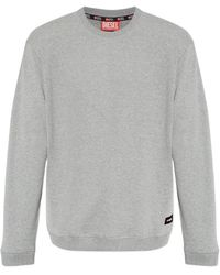 DIESEL - Willy-D-Core Logo-Patch Sweatshirt - Lyst