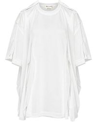 Comme des Garçons - Raw-Edge Panelled T-Shirt - Lyst