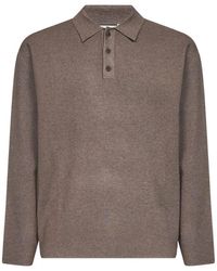 Hevò - Mar Grande Long-Sleeve Polo Shirt - Lyst