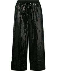 P.A.R.O.S.H. - Cropped Drawstring Trousers - Lyst