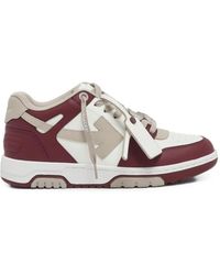 Off-White c/o Virgil Abloh - Out Of Office Panelled Leather Sneakers - Lyst