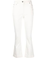 Semicouture - Frederick Flared Cropped Jeans - Lyst