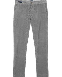 Paul & Shark - Flat-Front Chino Trousers - Lyst