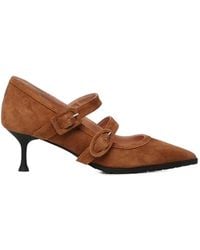 Giuliano Galiano - Escarpins Geluci En Daim - Lyst