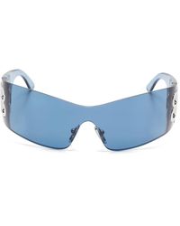 Balenciaga - Wraparound-Frame Sunglasses - Lyst