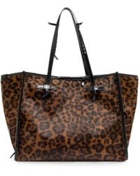 Gianni Chiarini - Marcella Leopard-Print Tote Bag - Lyst