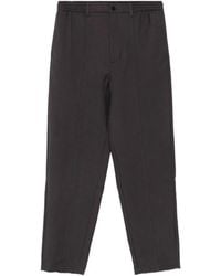 Emporio Armani - Elasticated-Waist Trousers - Lyst