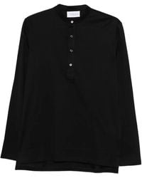 Tokyo - Buttoned Long-Sleeved Polo Shirt - Lyst