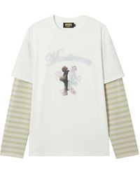 Mini Cream - Layered T-Shirt - Lyst