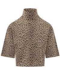 Givenchy - Top Mit Leopardenprint - Lyst