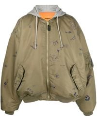 Vetements - Doodle-Print Bomber Jacket - Lyst