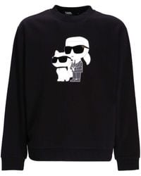 Karl Lagerfeld - Sweater Met Print - Lyst