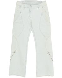 Kiko Kostadinov - Carina Zip-Detail Flared Jeans - Lyst