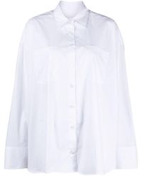 Remain - Logo-embroidered Cotton Shirt - Lyst