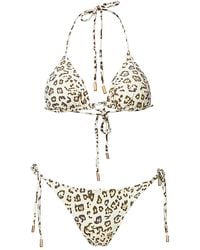 SOFIA ERHAN - Kyle Animal-Print Tie Bikini - Lyst