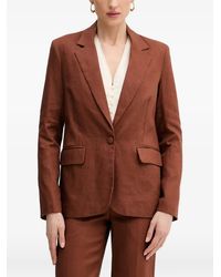 Silvian Heach - Blazer Essentiel À Simple Boutonnage Et Revers Crantés - Lyst