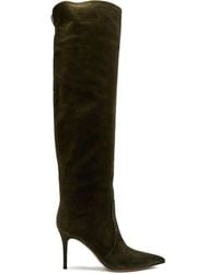 Gianvito Rossi - Hansen 90Mm スエード ロングブーツ - Lyst