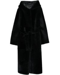 Liska - Hooded Belted Coat - Lyst