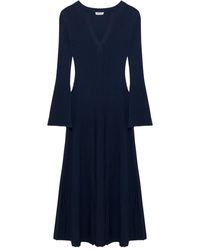 Jonathan Simkhai - Robe Mi-Longue Genna À Manches Évasées - Lyst