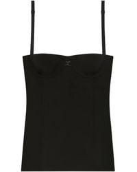Courreges - Spaghetti-Strap Bustier Top - Lyst